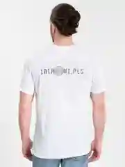 Белый белая футболка с принтом, унисекс