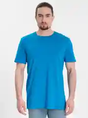 Голубой мужская футболка, хлопок, однотонная, разные цвета