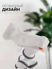 Белый держатель для телефона на стол КАРТОФАН, настольная подставка для смартфона с регулировкой