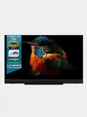 Черный телевизор LED 55" VeSta V55MUA7500, 4K, HDR, SmartTV, саундбар, BT 5.0, Wi-Fi , черный