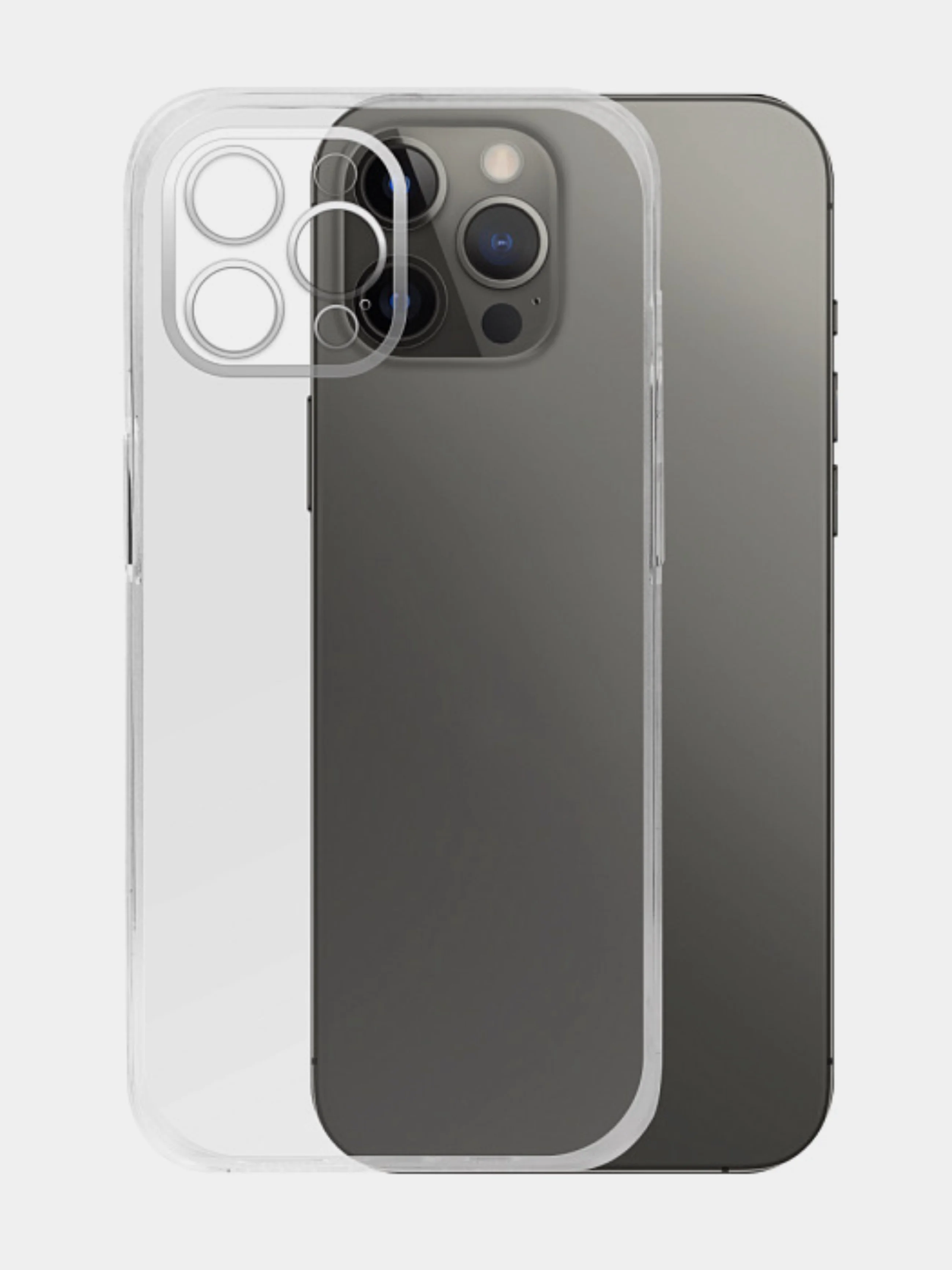 Прозрачный чехол на iPhone XS,XR,11,12,13,14,15 Pro/Pro Max с защитой камеры силиконовый