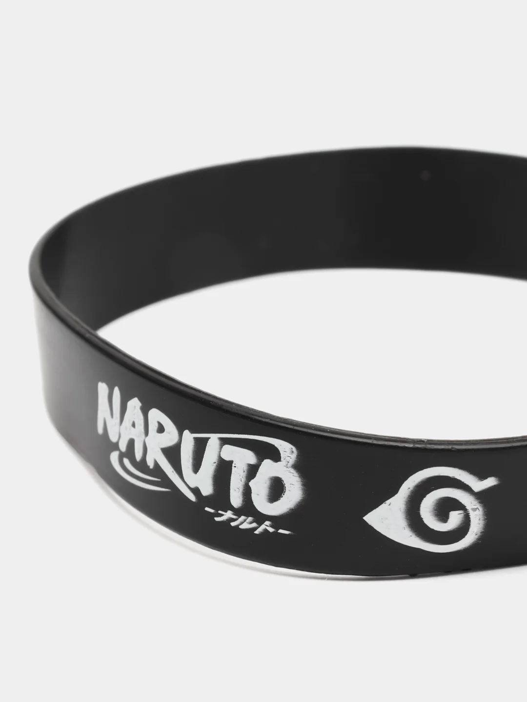 Алый набор силиконовых браслетов по аниме "Naruto" (Наруто)