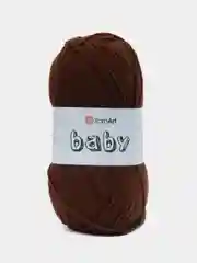 Тёмно-коричневый пряжа YarnArt Baby, 1-5 штук, акрил, 50 г, 150 м