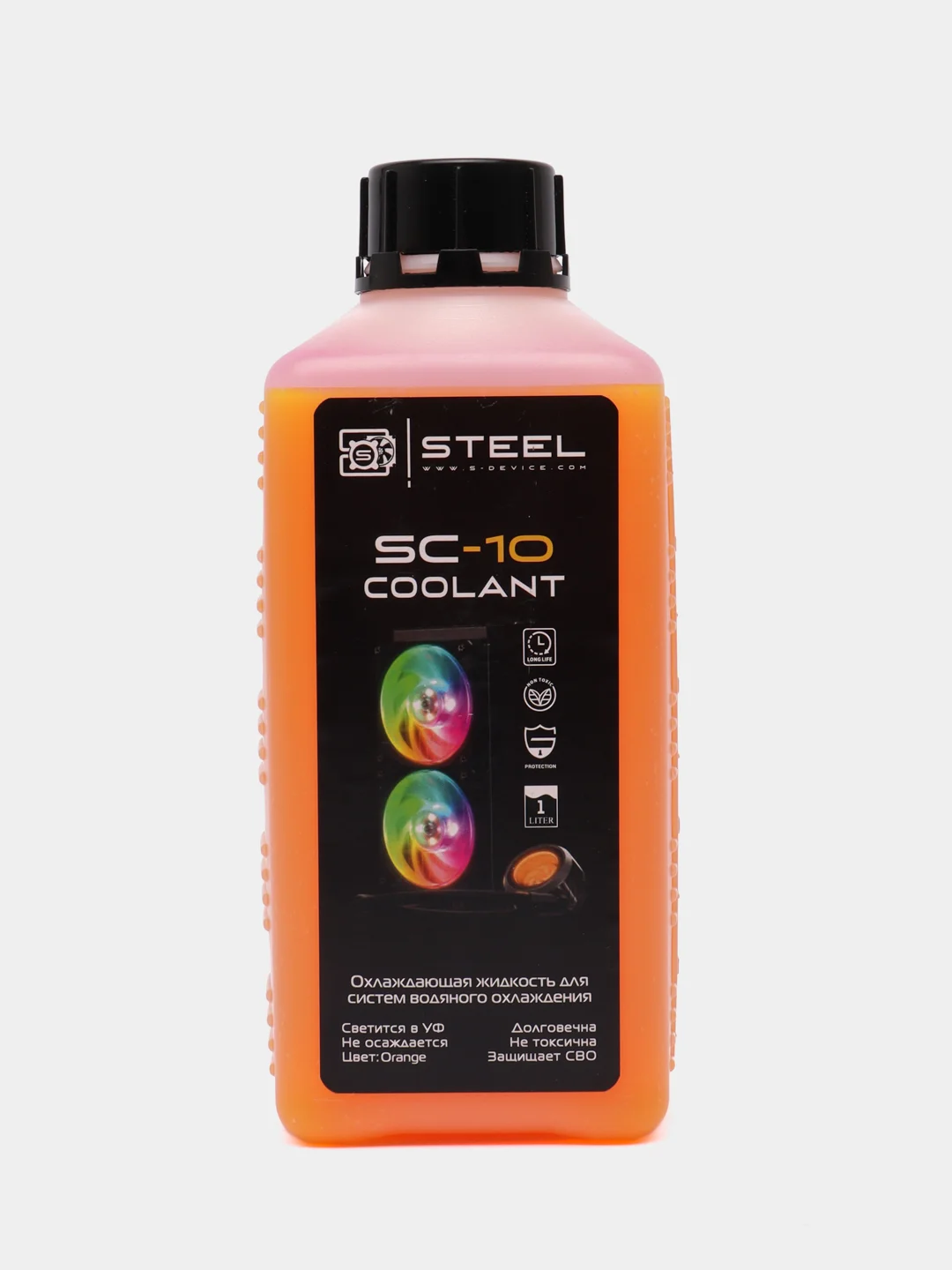 Оранжевый жидкость для систем водяного охлаждения !STEEL Coolant SC-1B, 1000 мл