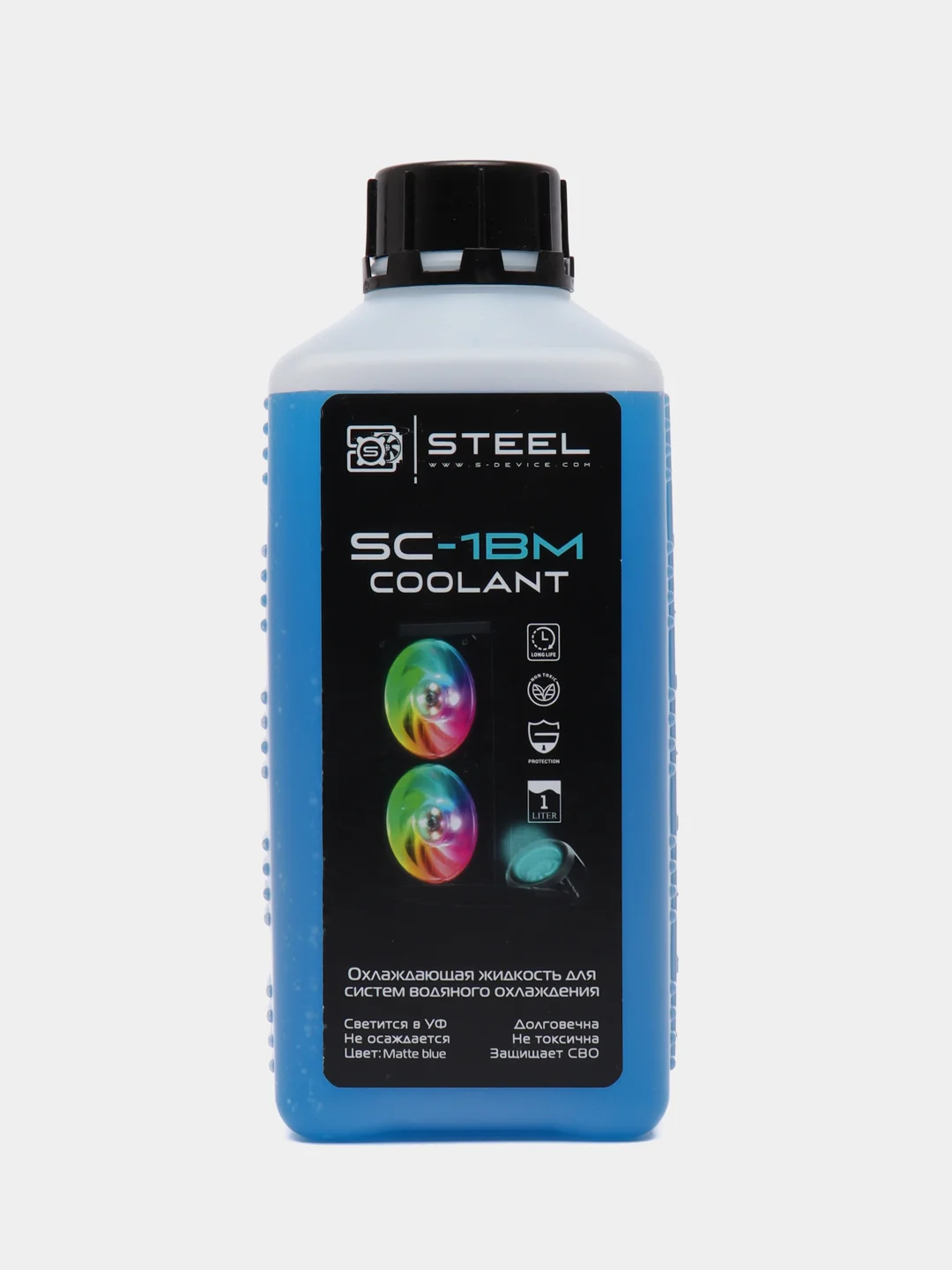 Голубой жидкость для систем водяного охлаждения !STEEL Coolant SC-1B, 1000 мл