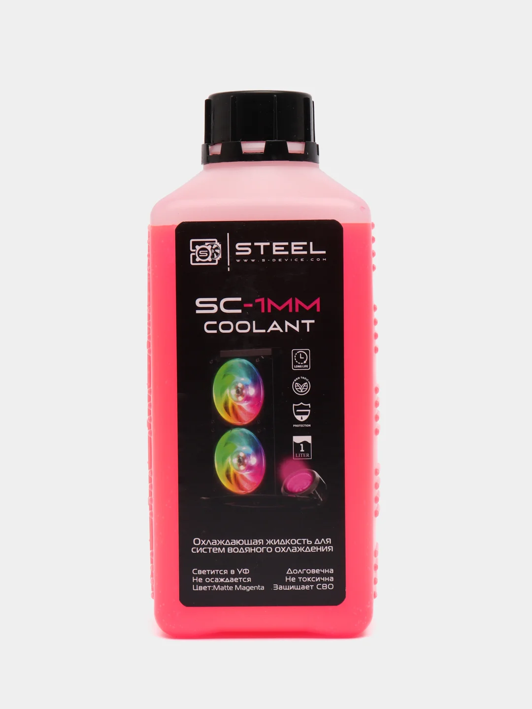 Пурпурный жидкость для систем водяного охлаждения !STEEL Coolant SC-1B, 1000 мл