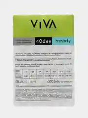 Белый носки детские VIVA Trendy 40 den, 2 пары в уп