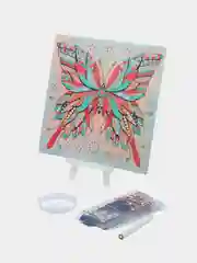 Алмазная мозаика Арт-терапия "Тропическая бабочка", 20*20 см