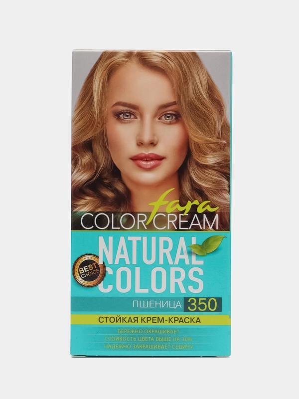 Крем-краска для волос Fara Natural Colors, 350 Пшеница