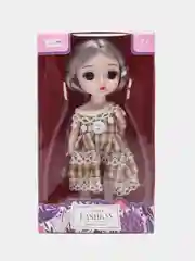Песочный хаки кукла шарнирная 15см глаза 3D стиль анимэ