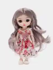 Разноцветный кукла шарнирная 15см глаза 3D стиль анимэ