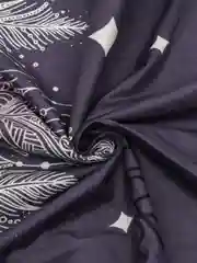 Фиолетовый комплект постельного белья из поплина