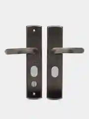 Серебряный ручка дверная для китайских металлических дверей VETTORE FL-6232 R (без подсветки, правая)