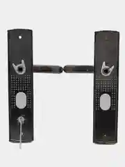 Серебряный ручка дверная для китайских металлических дверей VETTORE FL-6232 R (без подсветки, правая)