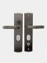 Серебряный ручка дверная для китайских входных дверей Vettore FL-6232 L, без подсветки, левая