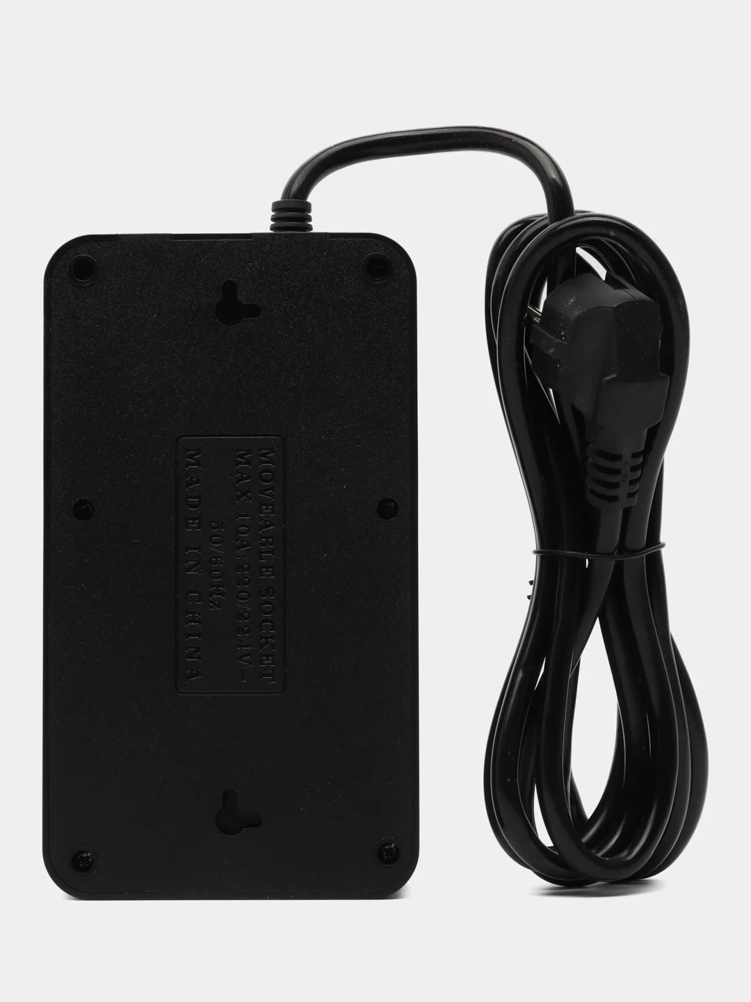 Сетевой фильтр с USB портами и Type-C, с защитой и выключателем