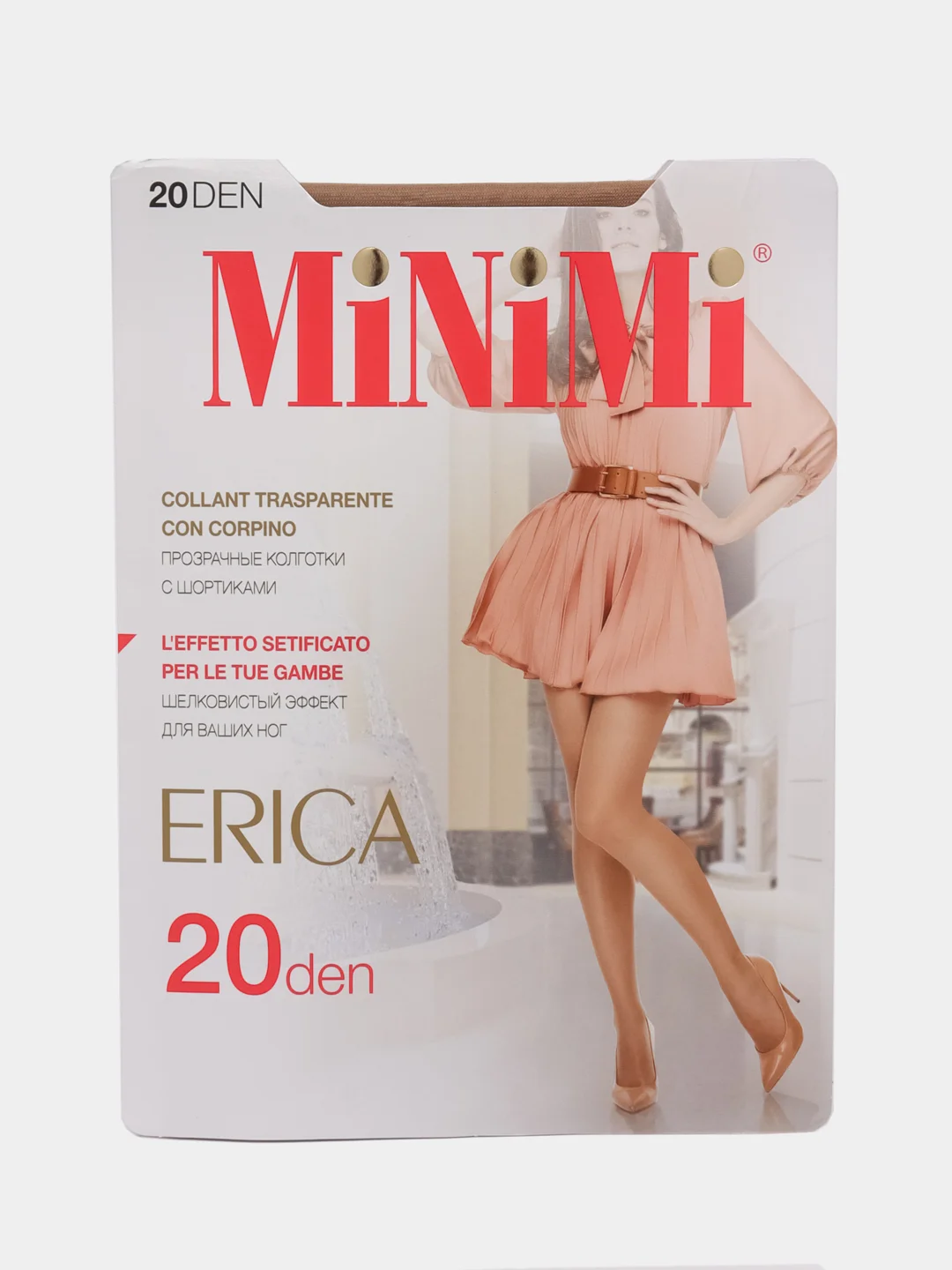 Карамельный колготки женские Minimi ERICA 20