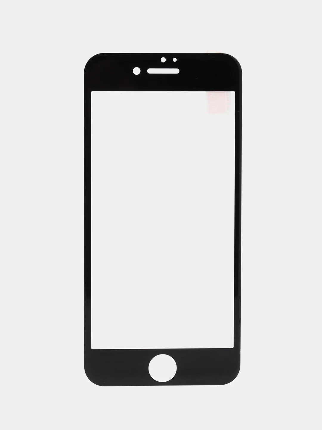 Черный защитное стекло c силиконовыми краями для iPhone 7 / 8