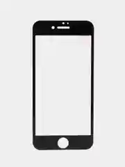 Черный защитное стекло c силиконовыми краями для iPhone 7 / 8