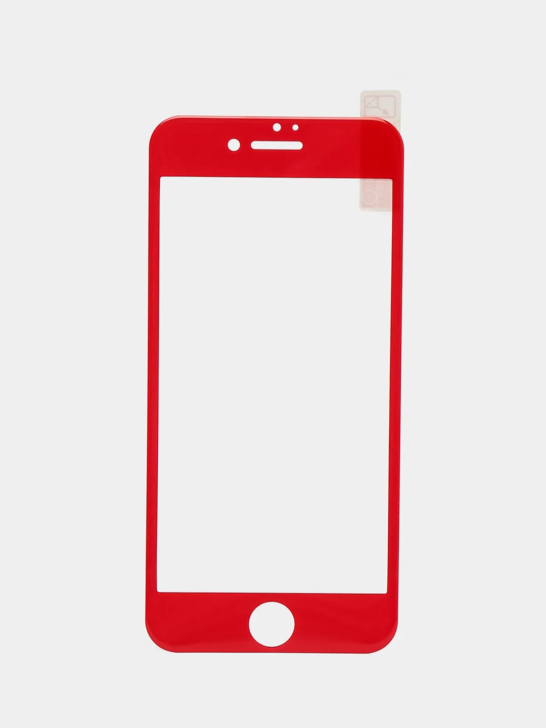 Красный защитное стекло c силиконовыми краями для iPhone 7 / 8