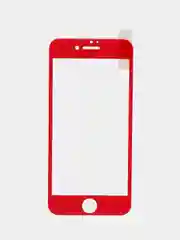 Красный защитное стекло c силиконовыми краями для iPhone 7 / 8