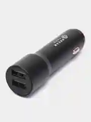 Черный автомобильное зарядное устройство АЗУ 2USB 2.4A удлиненное (совместимо с ВАЗ, ГАЗ)