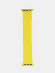Желтый силиконовый моно ремешок для часов Apple Watch 1-7, SE