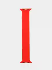 Кораллово-розовый силиконовый моно ремешок для часов Apple Watch 1-7, SE