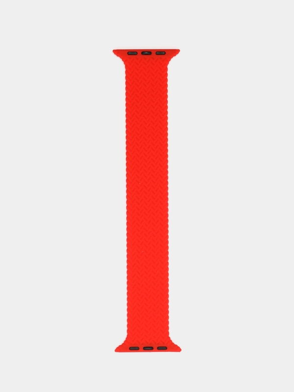 Силиконовый моно ремешок для часов Apple Watch 1-7, SE
