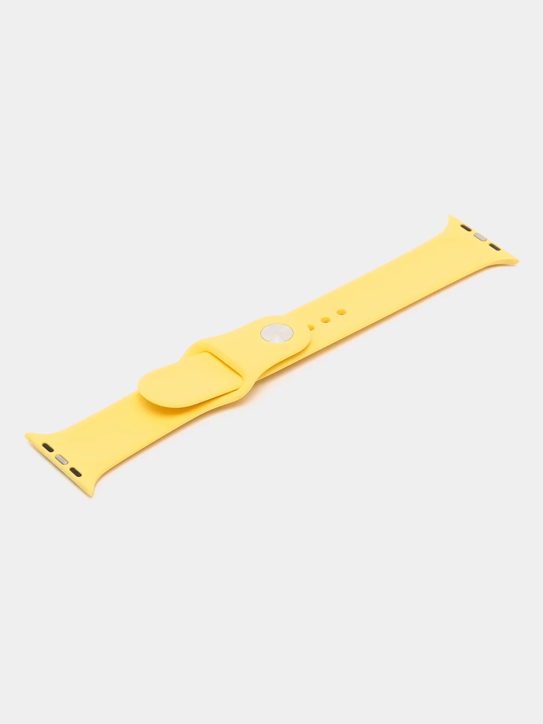 Желтый силиконовый ремешок для часов Apple Watch 1-7, SE