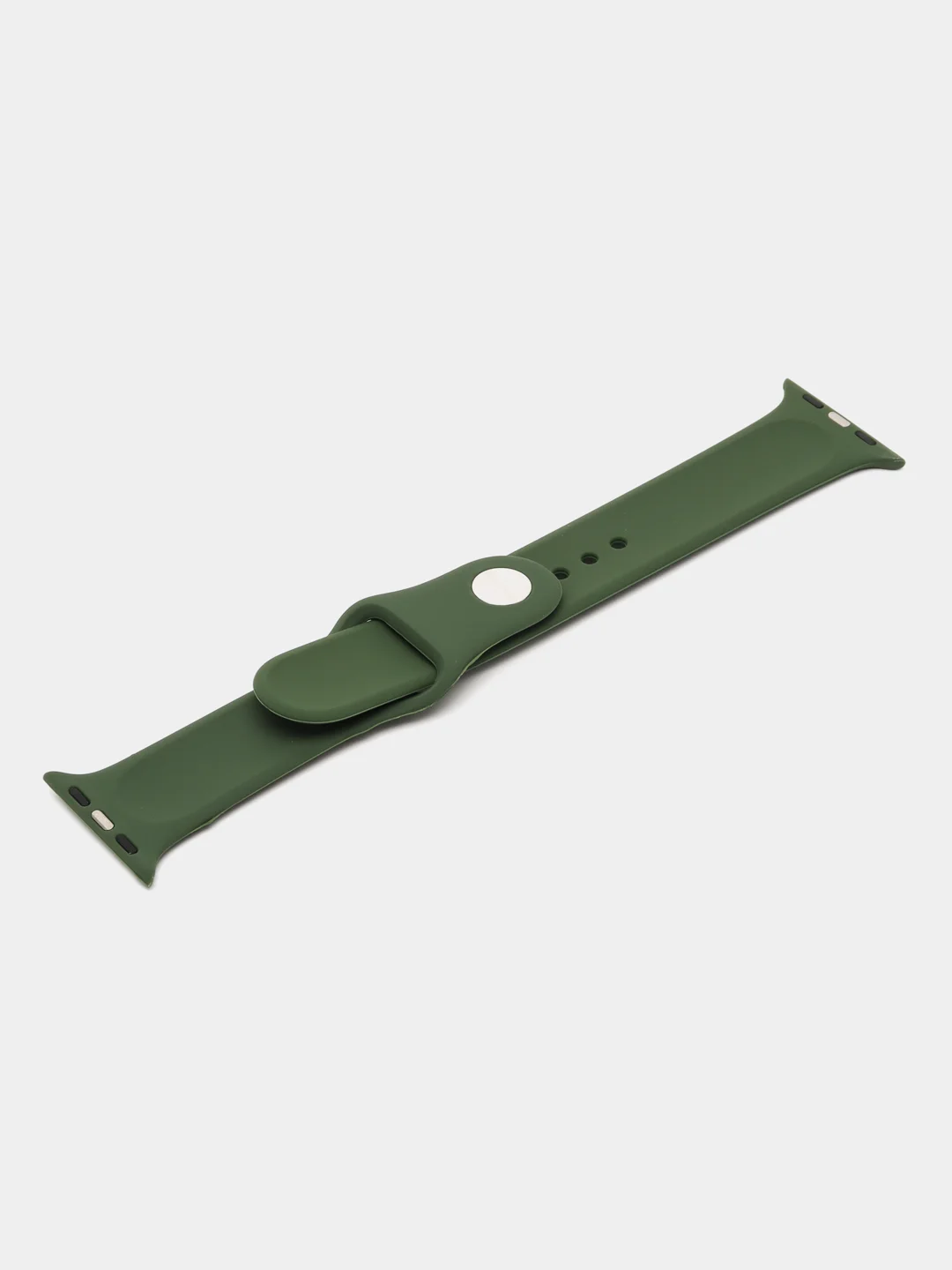 Зеленый силиконовый ремешок для часов Apple Watch 1-7, SE