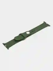Зеленый силиконовый ремешок для часов Apple Watch 1-7, SE