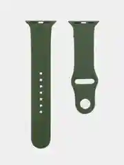 Зеленый силиконовый ремешок для часов Apple Watch 1-7, SE