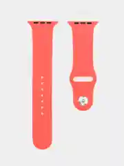 Коралловый силиконовый ремешок для часов Apple Watch 1-7, SE