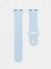 Небесно-голубой силиконовый ремешок для часов Apple Watch 1-7, SE
