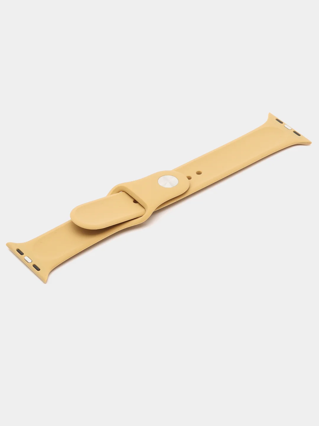 Песочный хаки силиконовый ремешок для часов Apple Watch 1-7, SE
