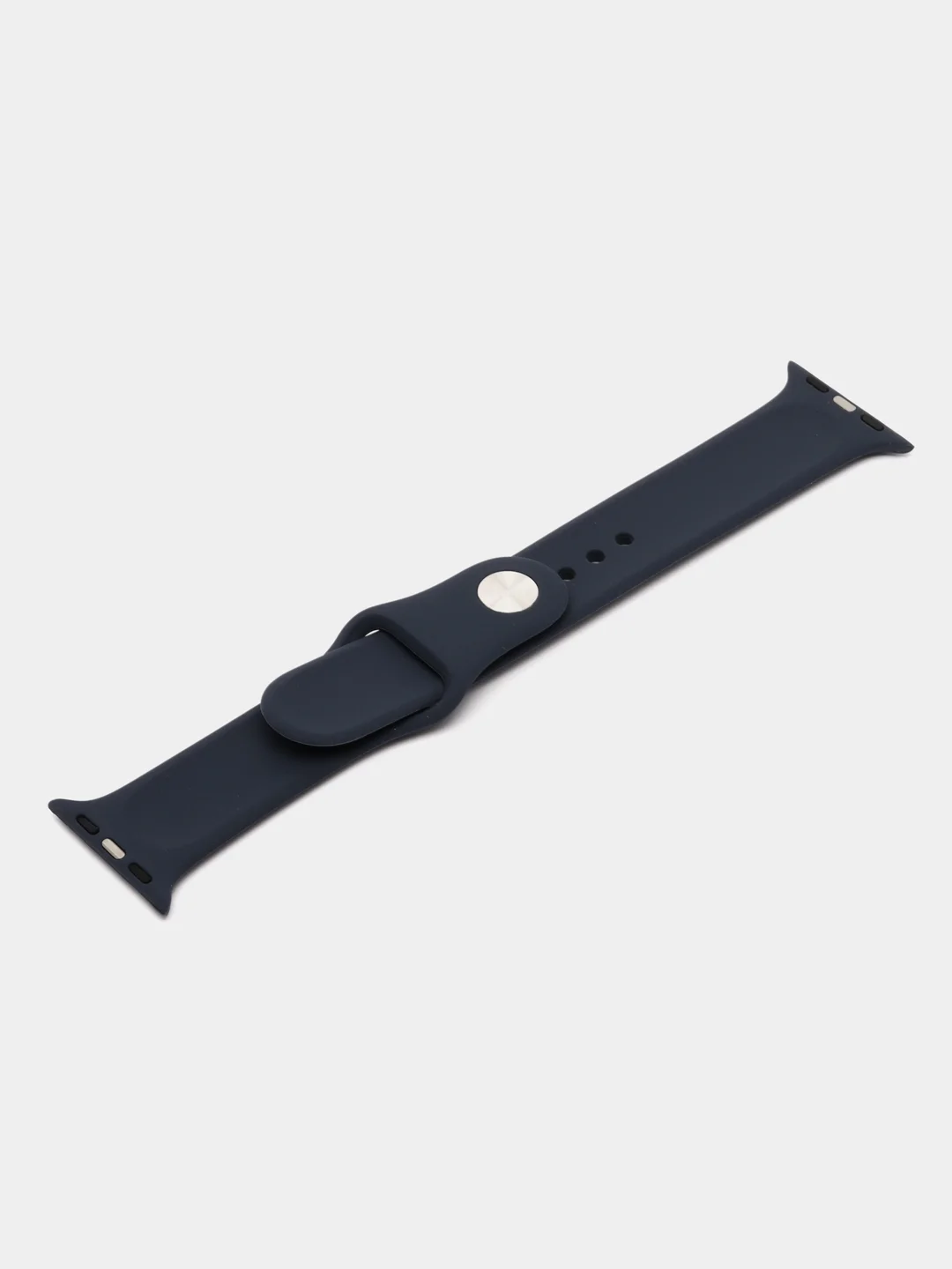Синий меланж силиконовый ремешок для часов Apple Watch 1-7, SE