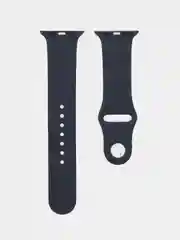 Синий меланж силиконовый ремешок для часов Apple Watch 1-7, SE