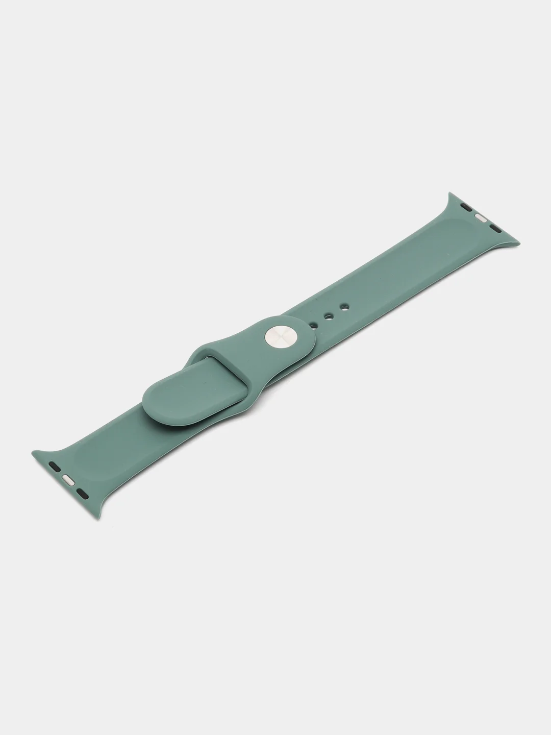 Тёмно-бирюзовый силиконовый ремешок для часов Apple Watch 1-7, SE