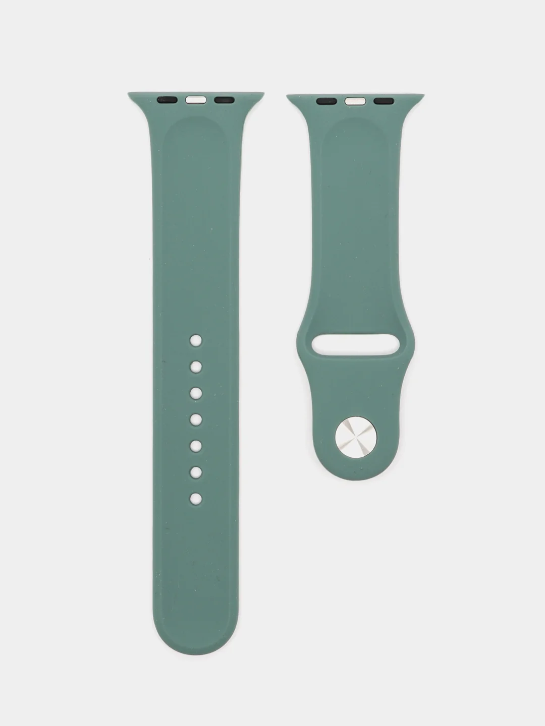 Тёмно-бирюзовый силиконовый ремешок для часов Apple Watch 1-7, SE