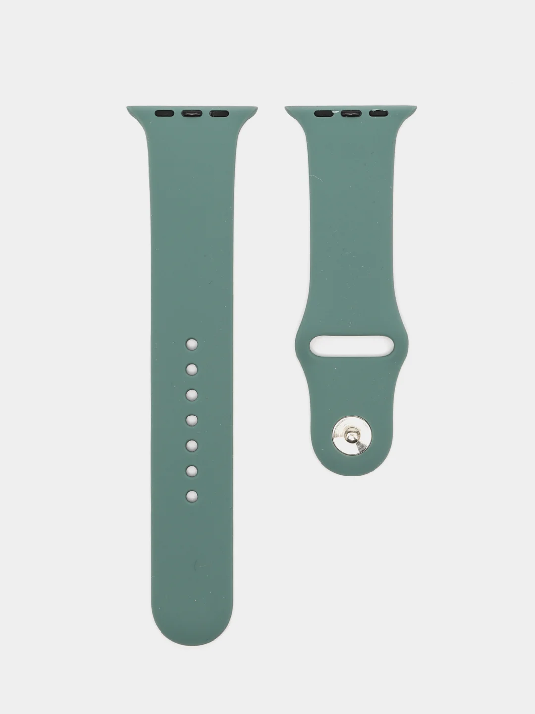 Тёмно-бирюзовый силиконовый ремешок для часов Apple Watch 1-7, SE