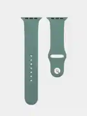 Тёмно-бирюзовый силиконовый ремешок для часов Apple Watch 1-7, SE