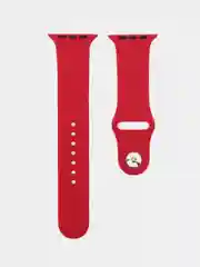 Тёмно-розовый силиконовый ремешок для часов Apple Watch 1-7, SE