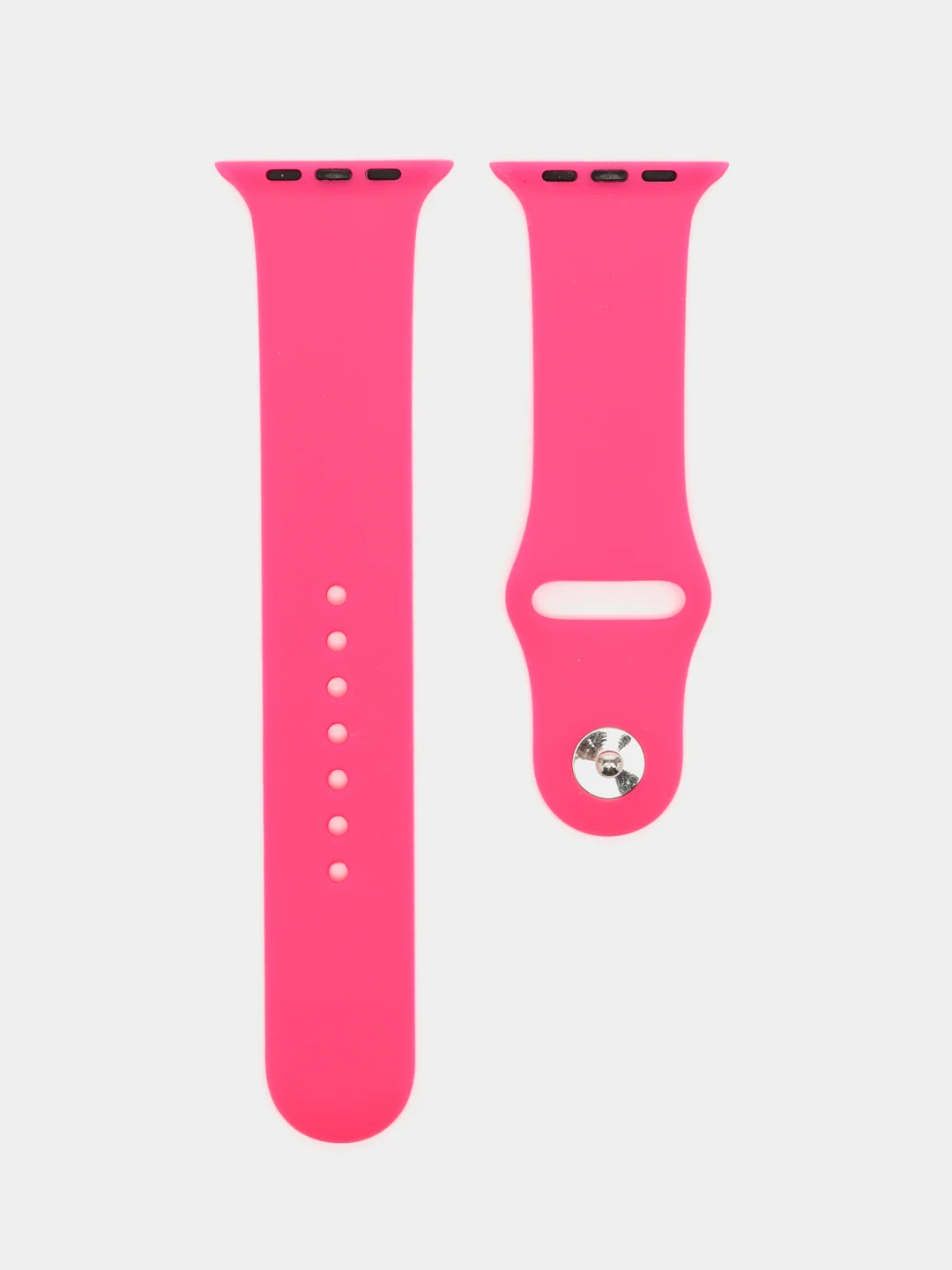Фуксия силиконовый ремешок для часов Apple Watch 1-7, SE