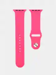 Фуксия силиконовый ремешок для часов Apple Watch 1-7, SE