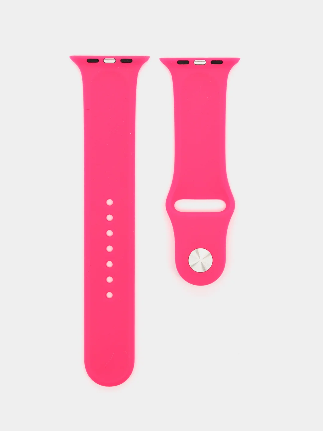 Фуксия силиконовый ремешок для часов Apple Watch 1-7, SE
