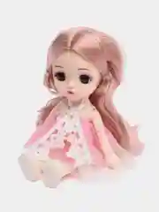 Кремовый кукла шарнирная 15см глаза 3D стиль анимэ