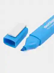 Голубой текстовыделитель ЮНЛАНДИЯ COLORSTAR