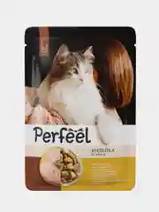 Влажный корм для кошек Perfeel полнорационный, в соусе, 75 г, 28 штук