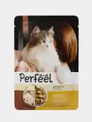Влажный корм для кошек Perfeel полнорационный, в соусе, 75 г, 28 штук